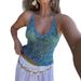 Women's Clothing Sexy One Piece Swimsuit Sequined Beach Backless Swimsuit_ecoleips.com