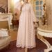 Women's Clothing Autumn And Winter New Jacquard Pure Color Temperament Long Skirt Fashion Sleeve Dress_ecoleips.com