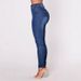 K Ladies' Slimming Elastic Jeans Pencil Pants_ecoleips.com