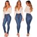 Women's Clothing Autumn New Products Tight Black High Waisted High Elastic Hip Lifting Denim Trousers_ecoleips.com