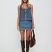 K Sexy Spicy Girl Women's Sleeveless Lace Up Denim Vest Shorts Denim Suit_ecoleips.com