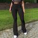 Women's Clothing Casual Slim Trousers High Waist Striped Fashion Ladies Casual Trousers_ecoleips.com