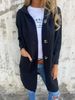 Women's Clothing Casual Cardigan Sweater Soft Acrylic Wool Blend, V-Neck, Pocket Detail, Lightweight Midweight (S-5XL, Grey/Green/Yellow/Black)_ecoleips.com