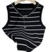 Women's Vest Tank Tops Sexy Stripe_ecoleips.com