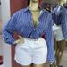 Elegant Casual Long Sleeve Striped Shirt For Women - Relaxed Fit, Turn-Down Collar, Breathable Polyester, Versatile Office & Daily Wear_ecoleips.com