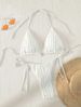Women's Tummy Control Bikini Set Sexy Two-Piece Swimsuit Flattering Triangle Top Brazilian Bottom for Beach Pool_ecoleips.com