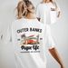 Women's Casual Round Neck Short Sleeve T-Shirt Multi-Color Style Fashionable Sports Top Solid Printed Loose Fit_ecoleips.com