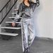 Women's Clothing Leopard Velvet Casual Fashion Sports Suit_ecoleips.com