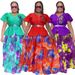 Paisley Print Button-Down A-Line Dress – Stylish Plus-Size Short Sleeve Dress For Women_ecoleips.com