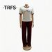 plus Size Women's Summer T-Shirt Short Sleeve Color Block round Neck Loose Fit Top for Straight Leg Pants Sports Suit_ecoleips.com