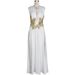 Women's Clothing Deep V High Slit Dress Summer Sexy Dinner Dress_ecoleips.com