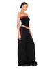 Women's Clothing Retro Hot Girl Contrast Color Design Top Straight Wide Leg Pants Mopping Casual Niche Suit_ecoleips.com