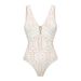 Women's Nylon Solid Color Laser Cut Swimsuit Sexy One Piece Two Piece Swimwear For Spring/Summer Vacation Fashionable And Simple Design_ecoleips.com