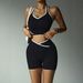 Women's Clothing Women's Quick Drying Yoga Outfit Set Outdoor Fitness Wear Sportswear Vest Top Cycling Shorts_ecoleips.com