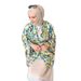 Middle Eastern Arab Women's Printed Long Sleeved Shirt Cardigan Casual Kimono Coat Fashion Muslim Clothing_ecoleips.com