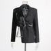 2025s 2025 New Motorcycle Style Handsome Irregular Small Design Sense Shrinking Waist To Show Thinning Versatile Suit Coat For_ecoleips.com