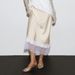 Women's Clothing Patchwork Lace Trim Midi Skirt For Women Satin Fabric Summer New Fashion_ecoleips.com