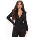 Women's Clothing Sequin Jumpsuit Sequin Sexy Deep V Neck Jumpsuit_ecoleips.com