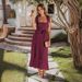 Summer Hot Sale New Elegant Fashion European And American Women's Clothing Temperament Commuter Slit Dress French_ecoleips.com