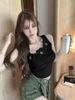 Irregular Design Three-dimensional Floral Knitted Camisole For Women, New Summer Trendy Slim-fit Outerwear Top_ecoleips.com