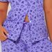 Summer Women's Casual Home Wear Set Comfortable Short Sleeve Front Button Elastic Waist Mediterranean Style_ecoleips.com