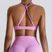 Women's Clothing New Beautiful Back Sling Fitness Clothes Women Seamless Quick Drying Outdoor Sports Underwear Tight Yoga Vest_ecoleips.com