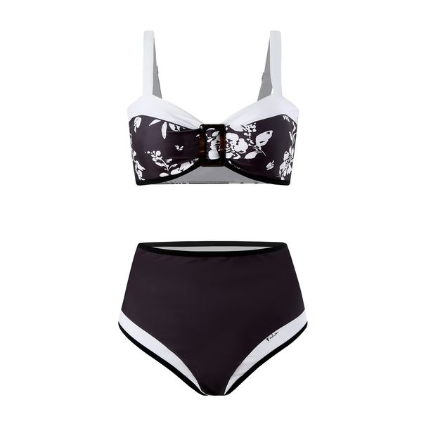 New High-Waisted Printed Bikini Set For Women In Multiple Colors Sexy Two-Piece Swimsuit For Summer Vacations_ecoleips.com