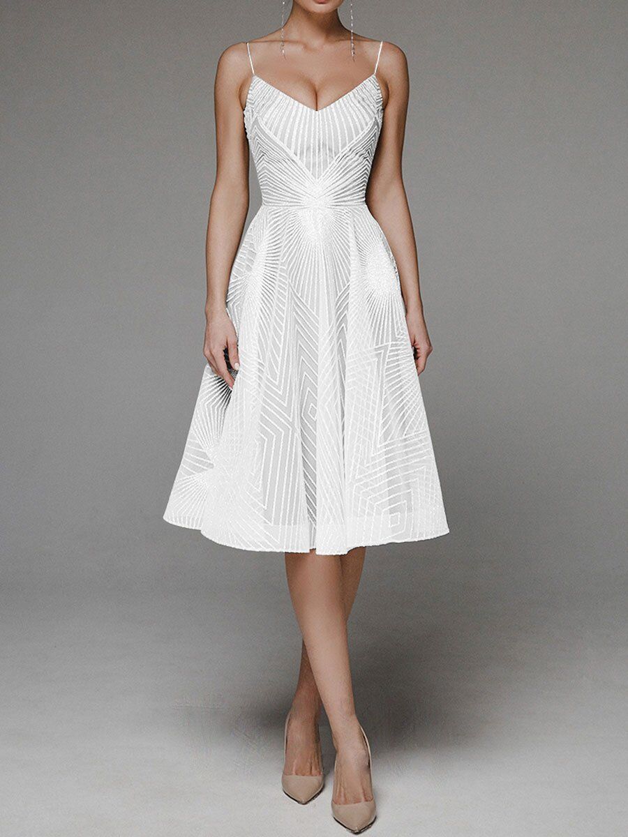 Women’s Clothing Spring/Summer New Women's Long Dress Sexy Strappy Embroidered Sleeveless Dress Dress_ecoleips.com