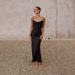 Women's Clothing Spring And Summer New Sling Deep V Neck Slim Urban Fashion Solid Color Dress_ecoleips.com