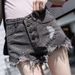 Women's High Waist Slimming Denim Shorts Summer Fashion Ripped Loose Hot Pants Plus Size Various Styles_ecoleips.com