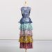 New Australian Cross-border 2026 Summer Halter Neck Sleeveless Design Bohemian Vintage Style Ruffle Long Dress For Women_ecoleips.com