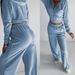 Aria Basics 2024 European American Foreign Trade Autumn And Winte's New Hooded Casual Sweatshirt Two-piece Set_ecoleips.com