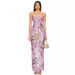 Verve Women's Gentle Style Outfit: Strapless Mesh Floral Embroidered Long Evening Dress For Banquet Party Elegant Gown_ecoleips.com