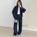 Women's Clothing Minimalist Work-to-Workout Set – Long Sleeve Zip Jacket & Trousers (XS-XXL, 5 Neutral Colors)_ecoleips.com