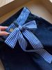 2026 New Women's Straight-Leg Jeans, High-Waisted, Commuter Style, Bow Tie Straps, Patchwork Design, Comfortable And_ecoleips.com