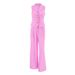 Women's Clothing Cotton And Linen Fashion Casual Suits Spring And Summer New High End Slim Vest Wide Leg Pants_ecoleips.com
