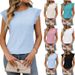 Women's Clothing Solid Color Round Neck Short Sleeve Lace Splicing Hollow T Shirt_ecoleips.com