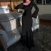 Women's Clothing Solid Color Round Neck Elegant Solid Color Round Neck Long Sleeve Belted Wrap Dress For Women Flowy Lazy Chic High Waist Maxi Dress_ecoleips.com