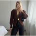 Elegant V-Neck Button Cardigan Sweater For Women - Soft Knit Open Front Lightweight Pullover With Long Sleeves, Loose Fit, Versatile Layering Piece_ecoleips.com