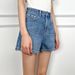 Women's Clothing Ice Skin Soft Milk Silk Fabric Four Way Stretch Fashion Slim High Waist Side Slit Denim Shorts Women_ecoleips.com