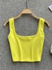 Tank Top Women Sexy Backless Y2k Top Slim Fit Bottoming Blouse Solid Crop Top Sleeveless Camis Mujer_ecoleips.com