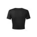 Y2k Cherry Print Crop Top For Women – Sweet & Sexy Short Sleeve T-Shirt, Stretchy Polyester (Xs-Xl) Confidence-Boosting Fit_ecoleips.com