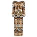 2026 New Spring Elegant With Unique Design, Fashionable Slim Fit, Waist-Revealing Hollowed-Out Pleated Dress_ecoleips.com