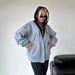 Women's Clothing Hooded Sweatshirt Casual Sports Loose Zipper Cardigan Zip-Up Hoodie Casual Loose Fit Pullover Jacket With Fake Two-Piece Design_ecoleips.com
