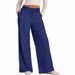 Women's Clothing Solid Color Casual Wide Leg Drawstring Elastic Waist Sweatpants_ecoleips.com