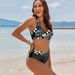 Women's Sexy Bikini Swimsuit – Floral & Animal Print Two-Piece Set – Adjustable Ties & Removable Padding – S-2xl (13 Colors)_ecoleips.com