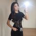 ng2510292 European And American Style Black Lace Patchwork Waist-cinching Round-neck Short-sleeve T-shirt For Women, New Summer_ecoleips.com