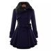 Slim-fit Long Woolen Jacket Double-breasted Woolen Coat Trench Coat Women_ecoleips.com
