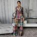 Women's Clothing European And American Fashion Plaid Blazer Jacket Women's Long Sleeve For Formal & Casual For Women_ecoleips.com