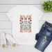 Boho Wildflowers Tshirt Boho Flowers T Shirt Women Short Sleeve T-shirts Vintage Casual Tops Floral Nature Tee Women Clothing_ecoleips.com